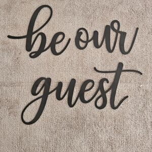 Disney Black Script Wall Decor